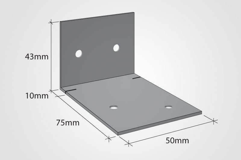 Aluminium Party Wall Bracket